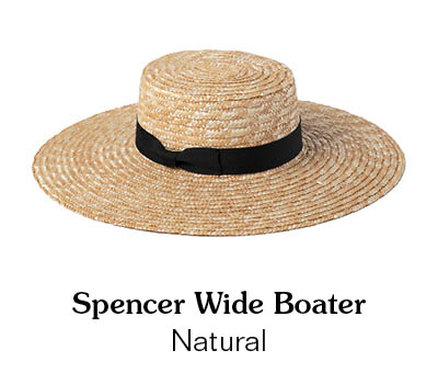 Shop the Spencer Wide Boater Hat