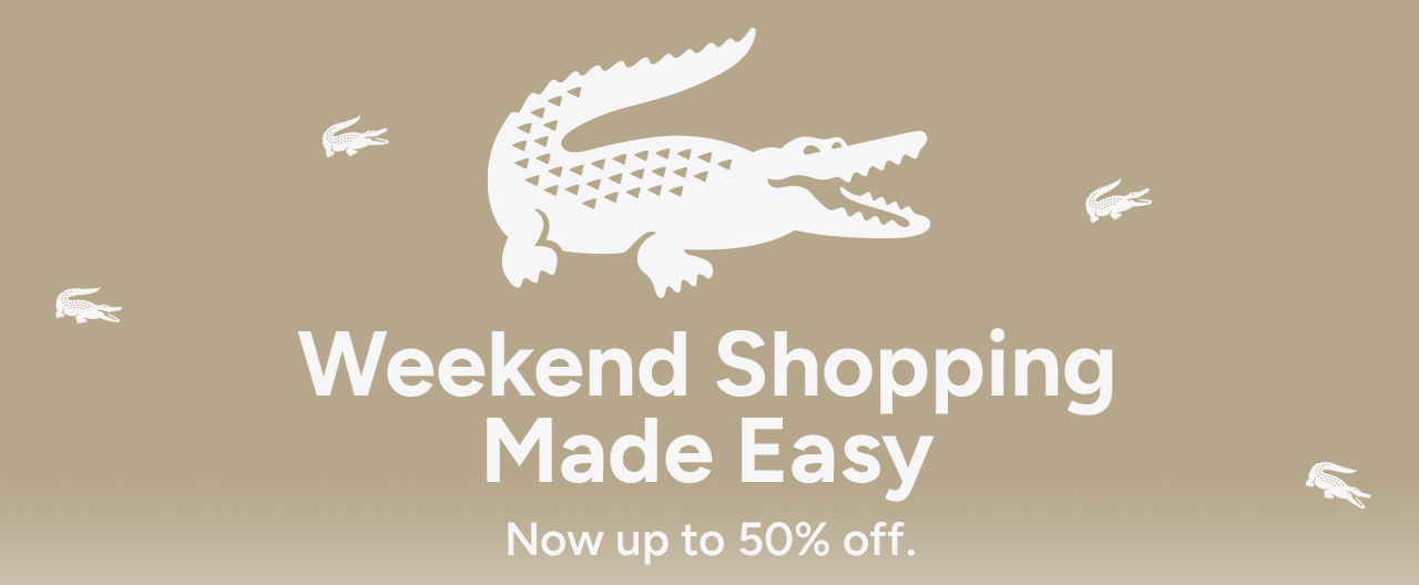 Weekend Shopping, Made Easy. Now up to 50% off.