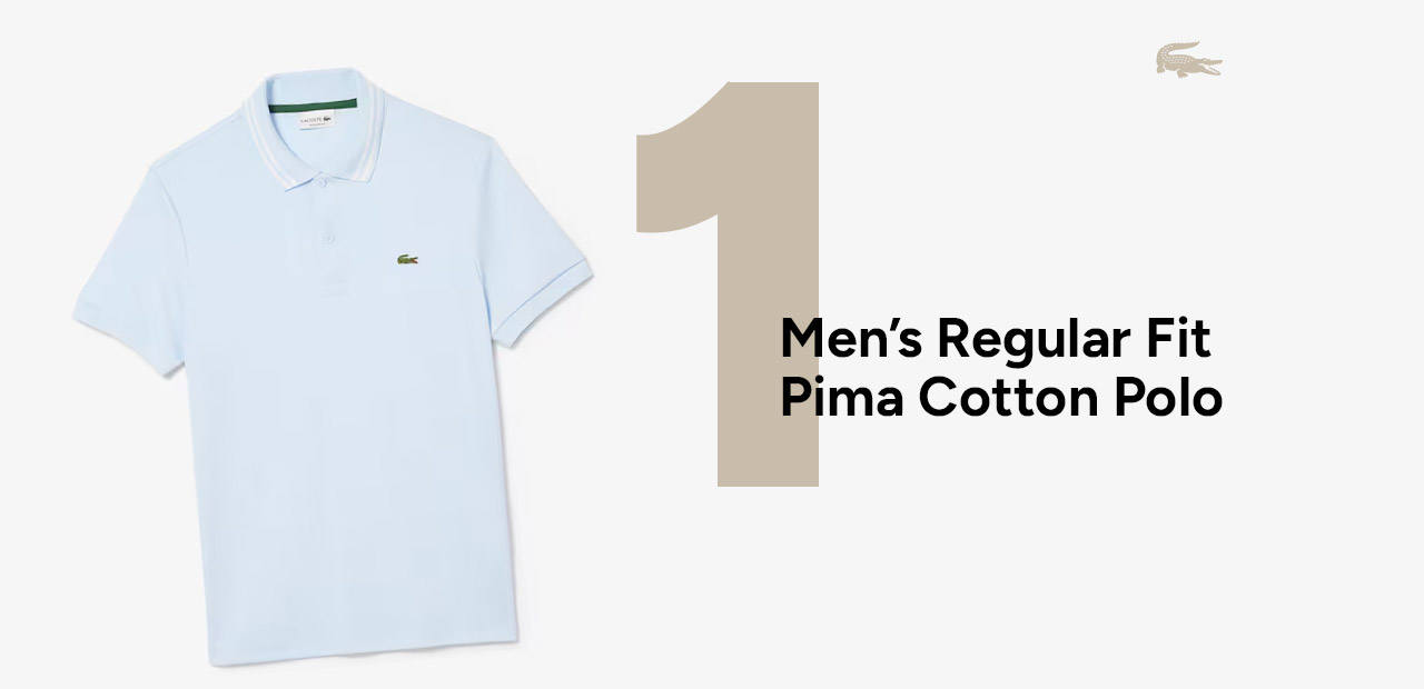 Men's Regular Fit Pima Cotton Polo