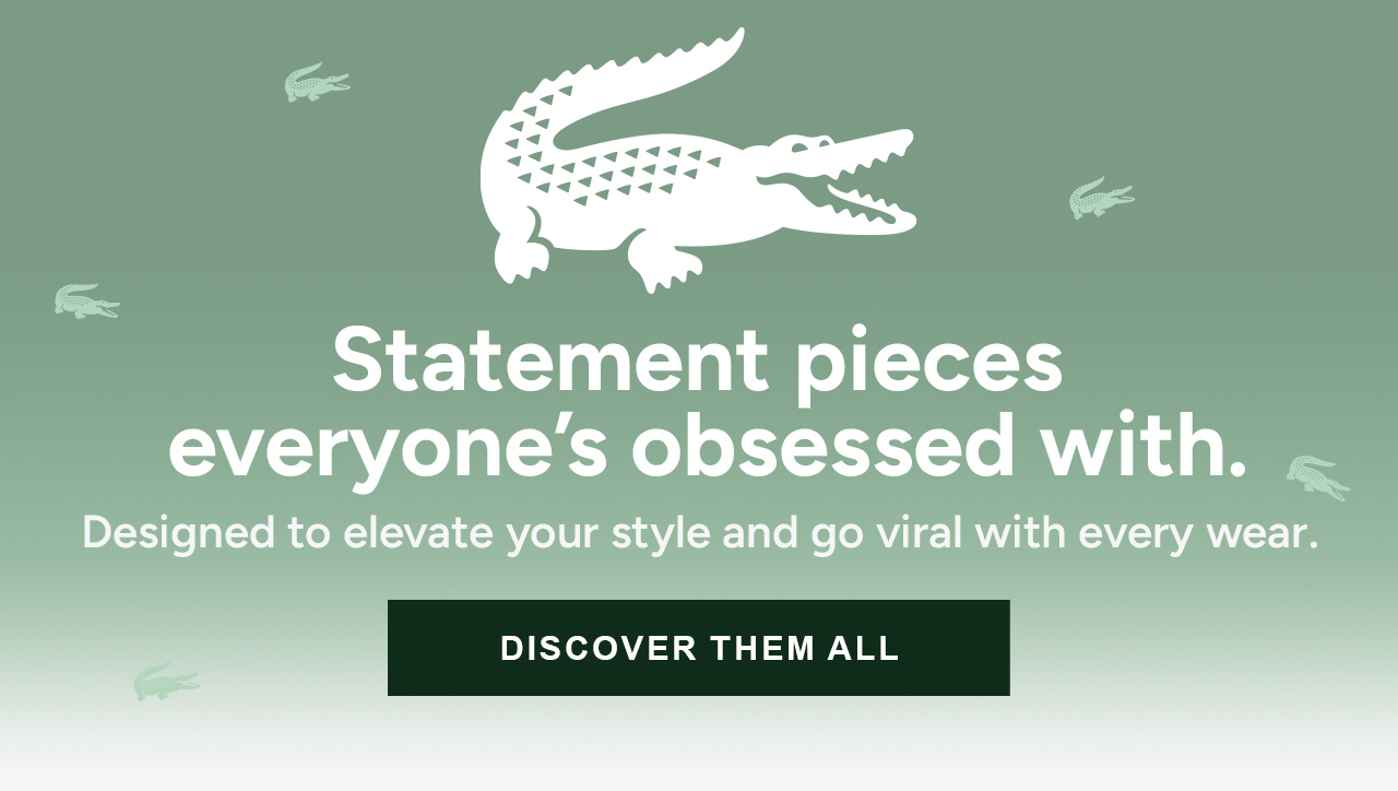 Statement pieces everyone's obsessed with. Designed to elevate your style and go viral with every wear. Discover them all.