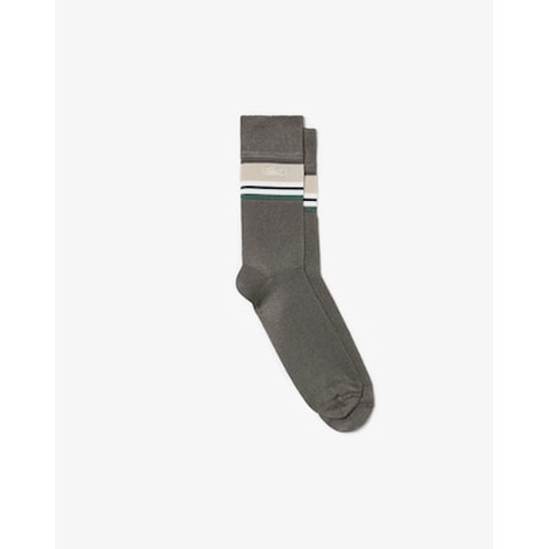 Runway Striped Piqué Socks