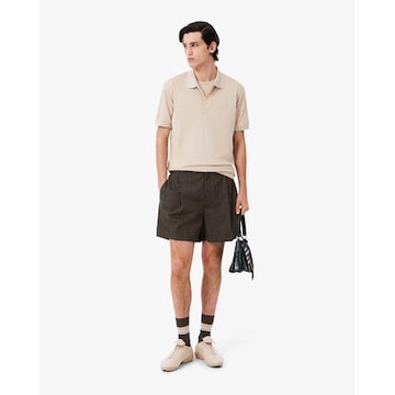 Runway Tailored Wool Bermuda Shorts