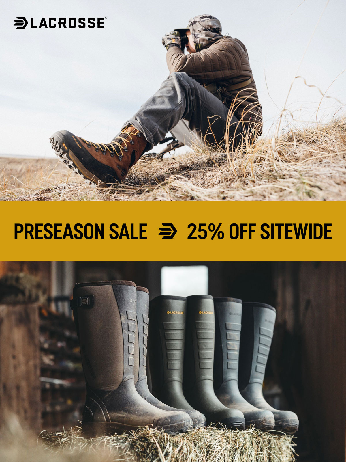 LaCrosse Preseason Sale - 25% Off Sitewide