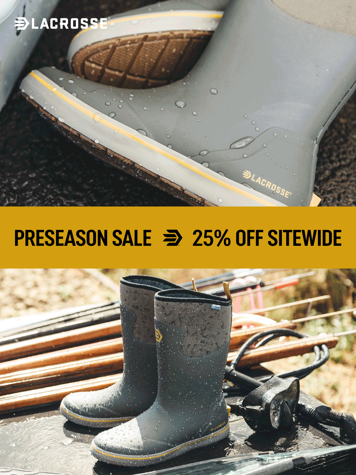LaCrosse Preseason Sale - 25% Off Sitewide