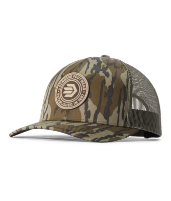918582 - Rubber Patch Trucker Hat - Mossy Oak Bottomland
