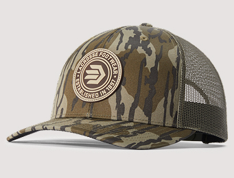 918582 - Rubber Patch Trucker Hat - Mossy Oak Bottomland