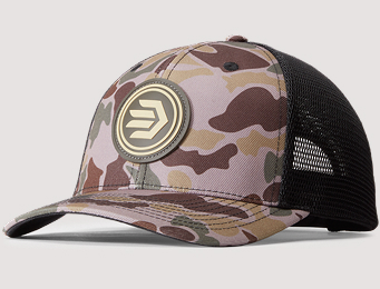 918621 - Rubber Patch Trucker Hat - Duck Camo