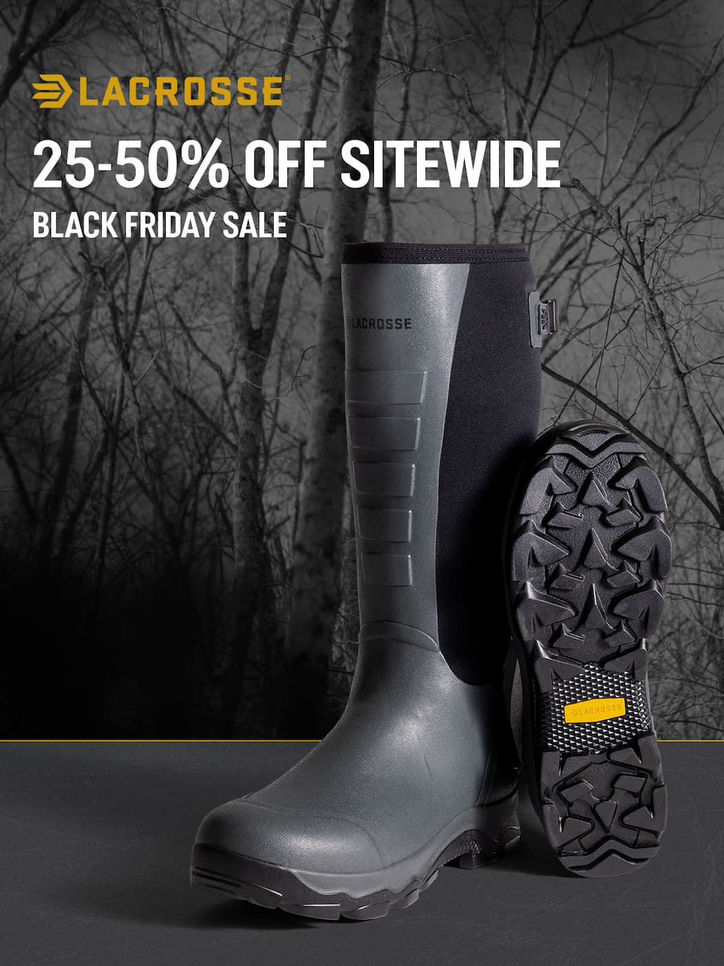 LaCrosse: 25-50% Off Site-Wide - Black Friday Sale