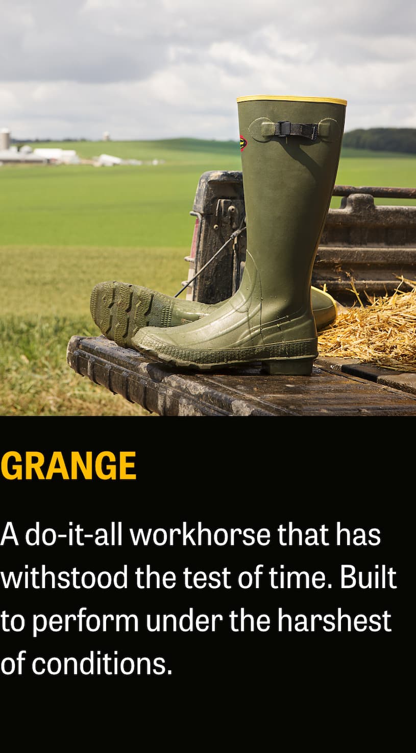 GRANGE - A do-it-all workhorse that has withstood the test of time. Built to perform under the harshest of conditions.