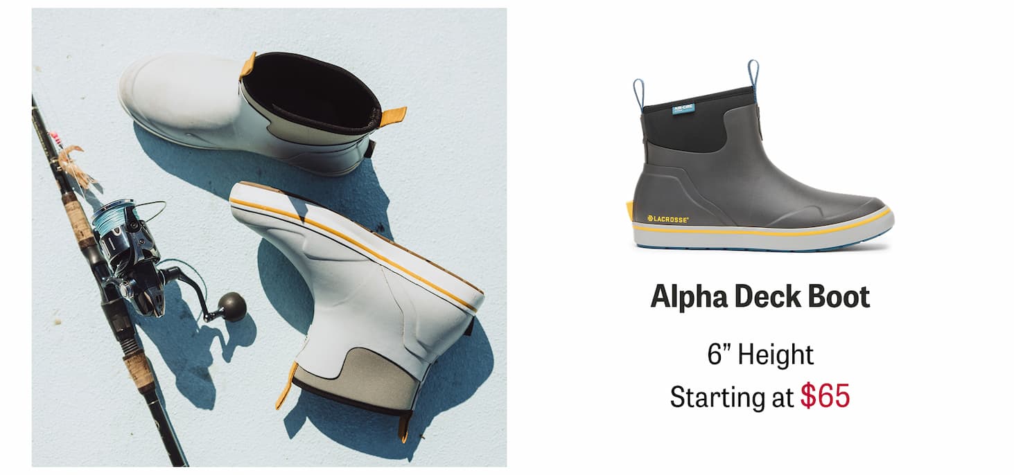 Alpha Deck Boot - 6" Height - Starting at $65