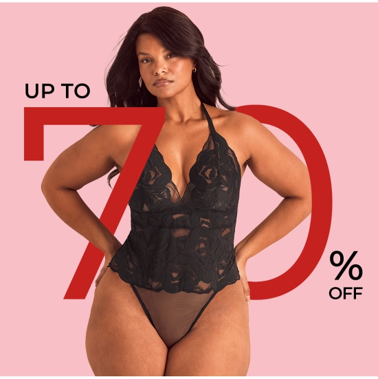 Up to 70 percent off