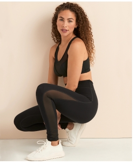 Aura Mesh Legging Black