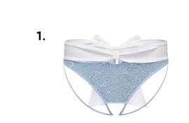 Amaya Crotchless Medium Blue