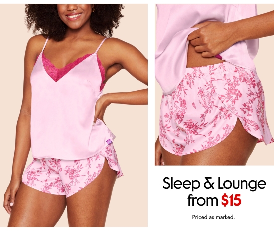 Sleep and Lounge from 15 dollars. Priced as marked.