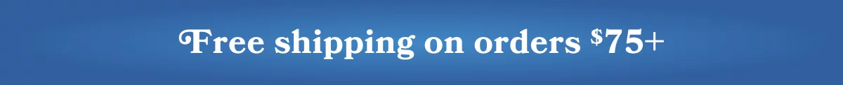 Free shipping on orders over $75