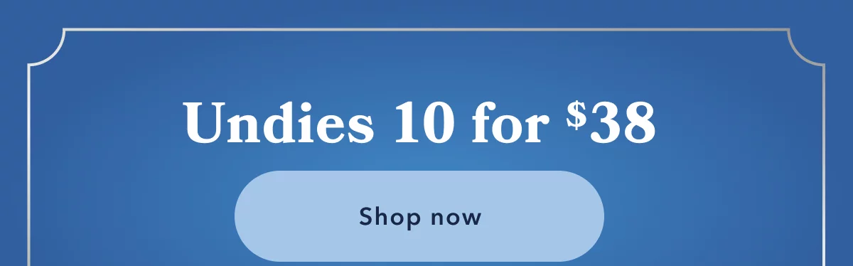Undies 10 for $38