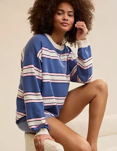 Aerie Sunday Soft Crew Sweater