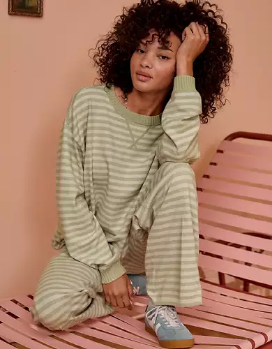 Aerie Sunday Soft Crew Sweater