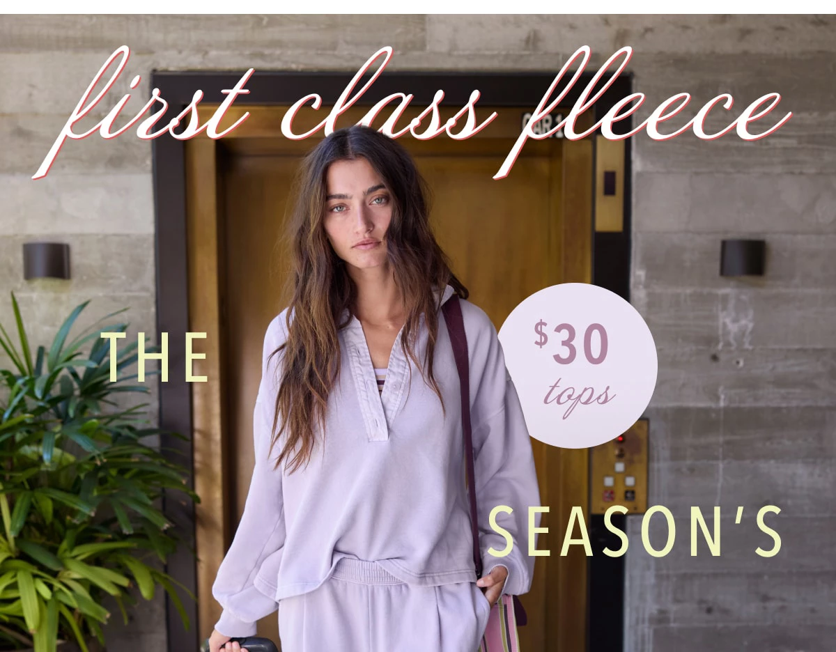 First class fleece | $30 tops | The Season's 