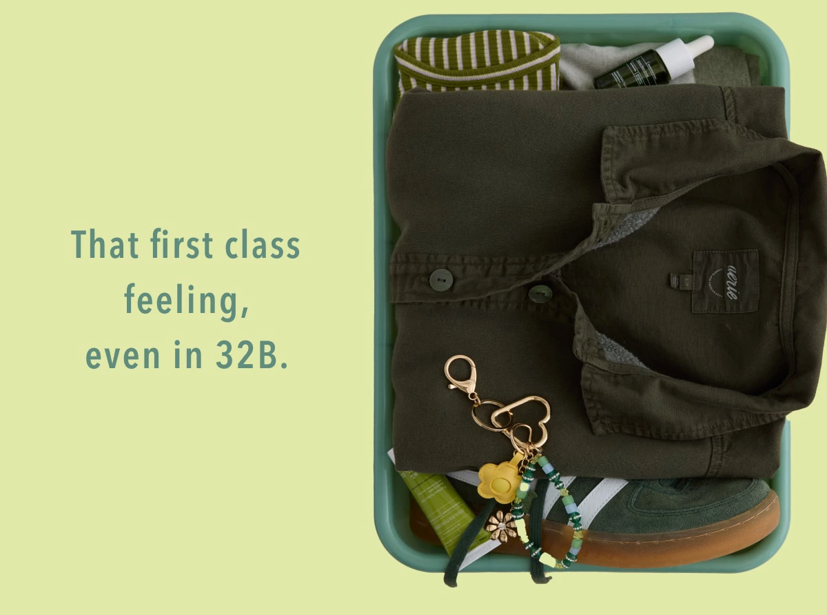 That first class feeling, even in 32B.