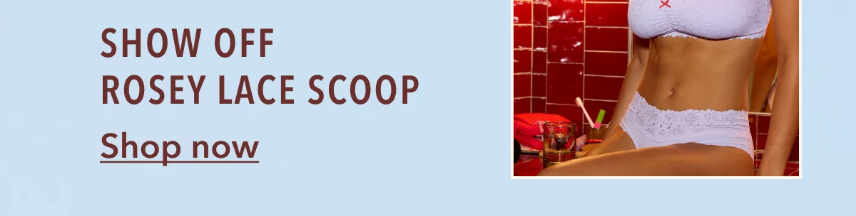 Show Off Rosey Lace Scoop | Shop now