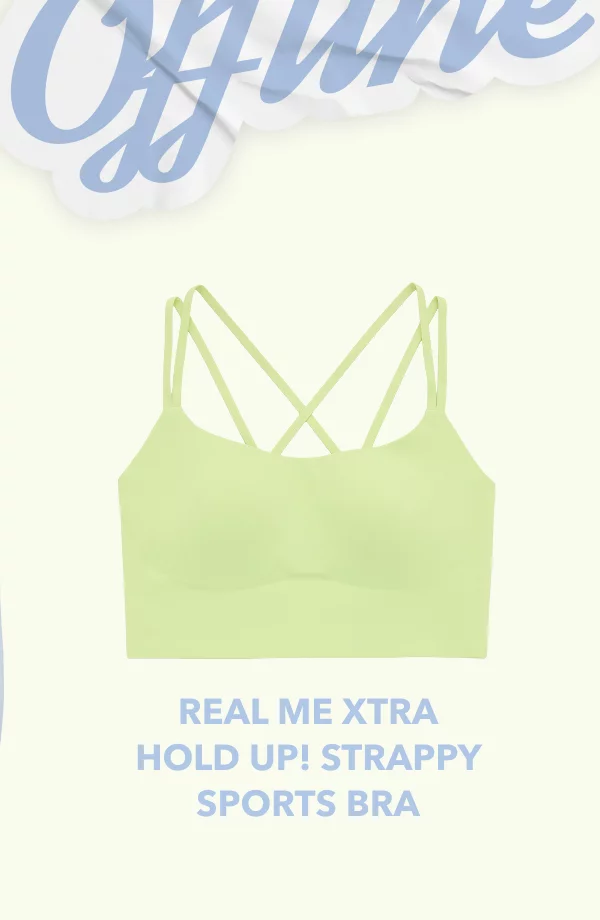 Offline | Real Me Xtra Hold Up Strappy Sports Bra