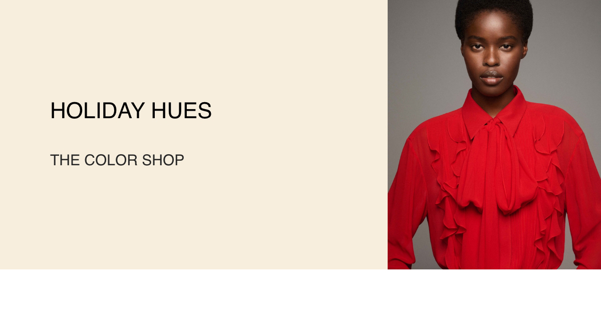 HOLIDAY HUES-[THE COLOR SHOP]