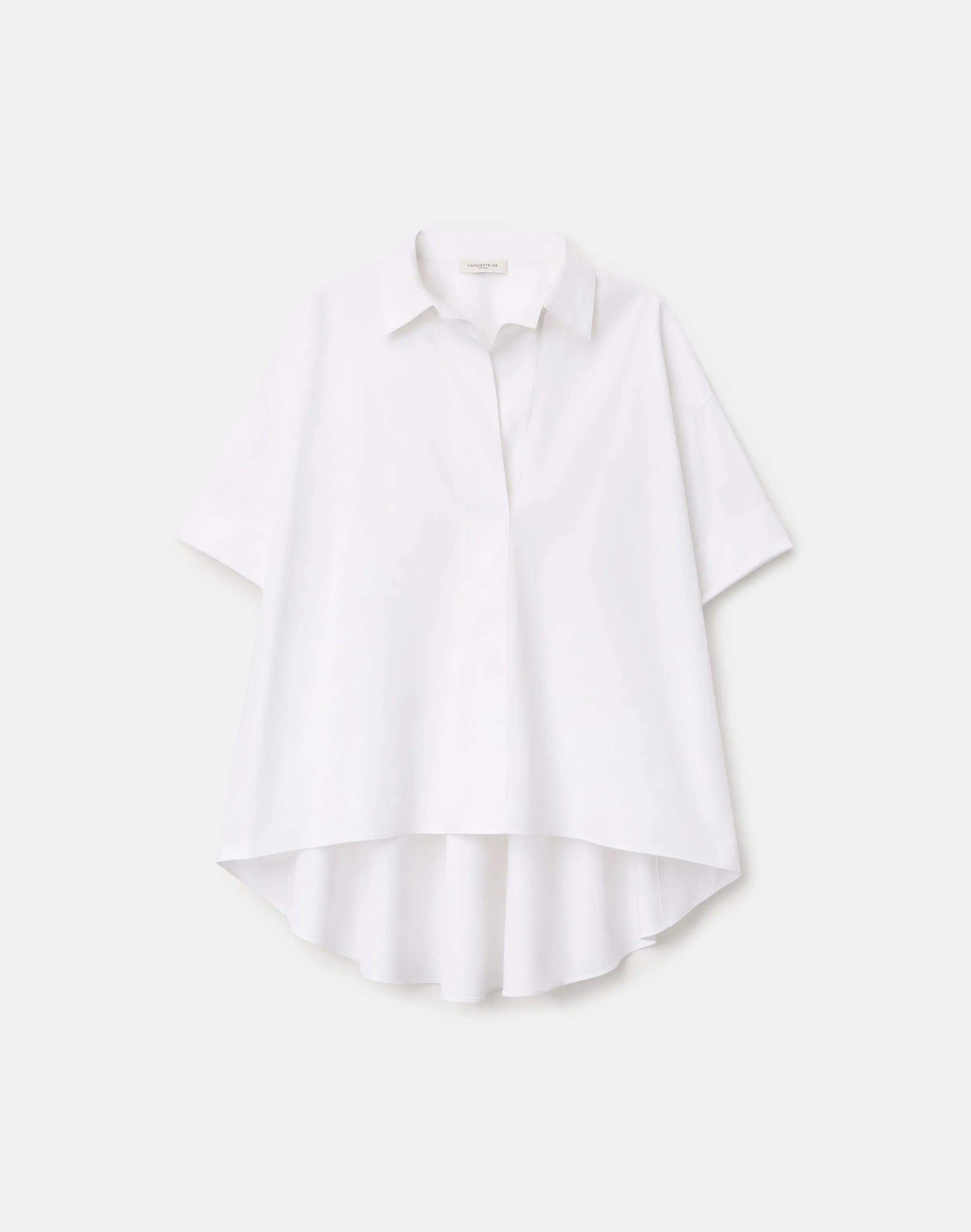 Image of Organic Cotton Poplin Swing Shirt