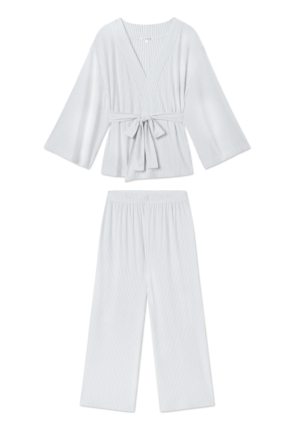 Image of DreamModal Kimono Pajama Set in Fog
