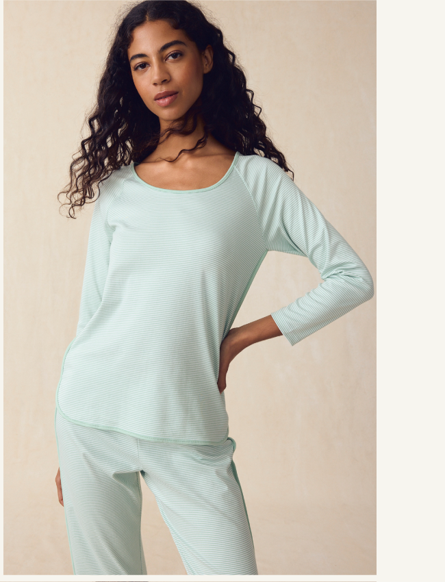 Pima Long-Long Set in Parisian Green