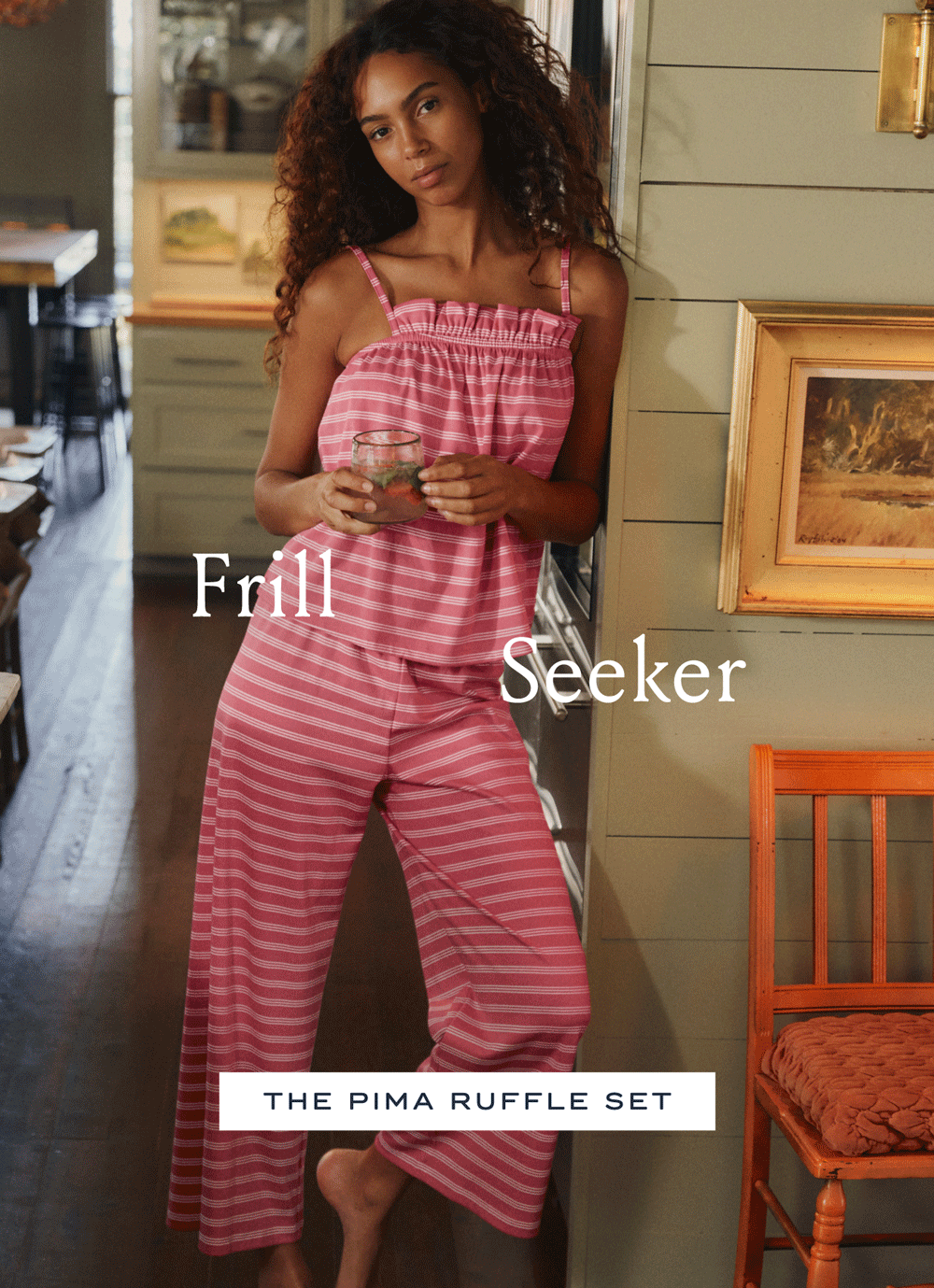 Frill Seeker THE PIMA RUFFLE SET