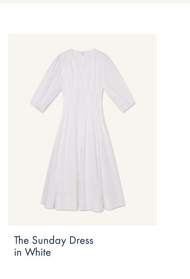 The Sunday Dress in White