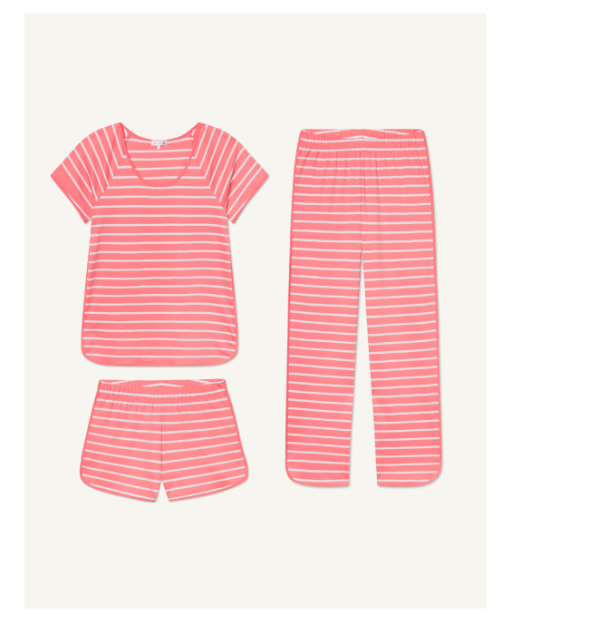 Pima Bundle in Gelato Inverse Anchor Stripe