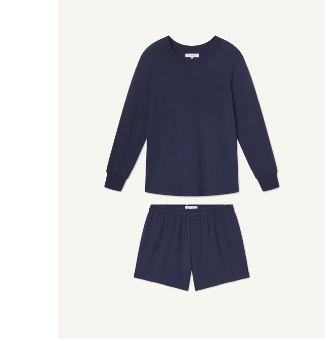 Relax Shorts Set in English Navy