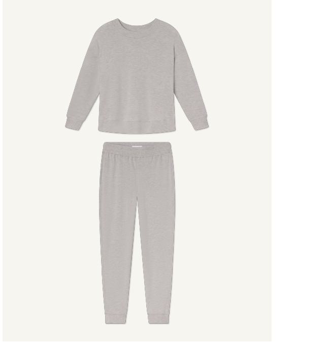 Relax Jogger Set in Heather Gray