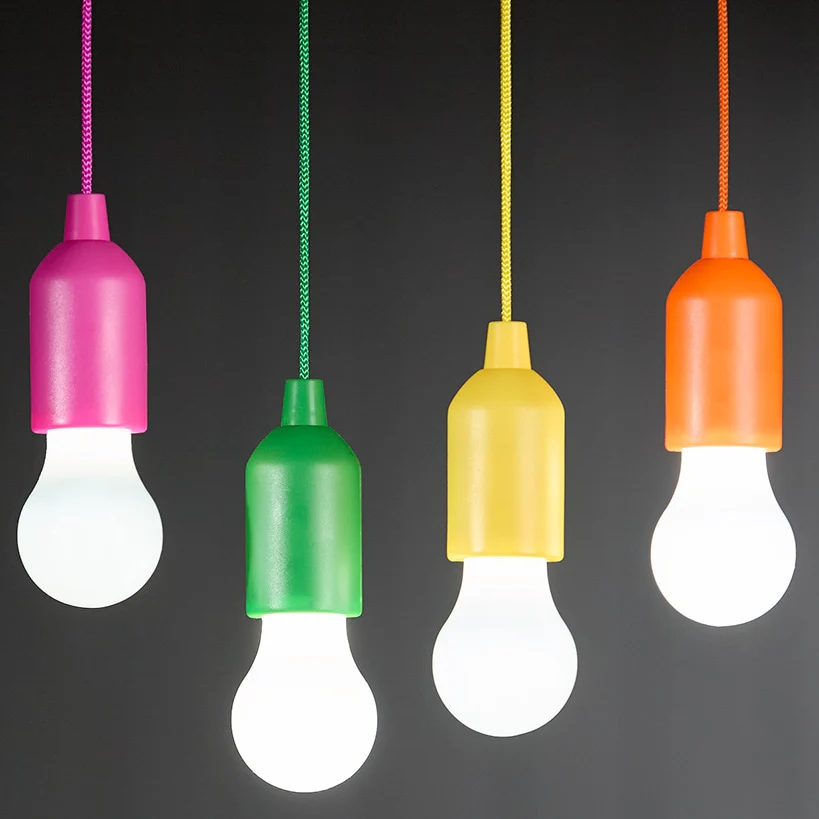 Image of Insta-Bright Set of 4 Pull Lights - Energy-Efficient LEDs
