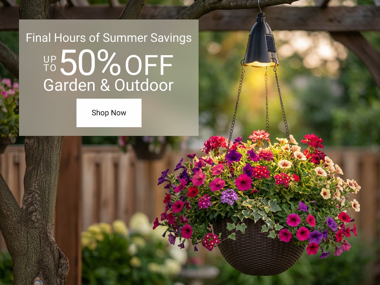 50% Off Garden & Outdoor