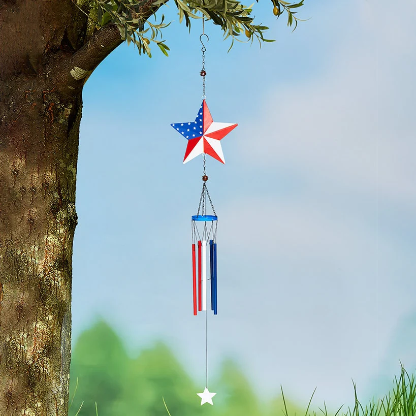 Image of Americana Star Wind Chime
