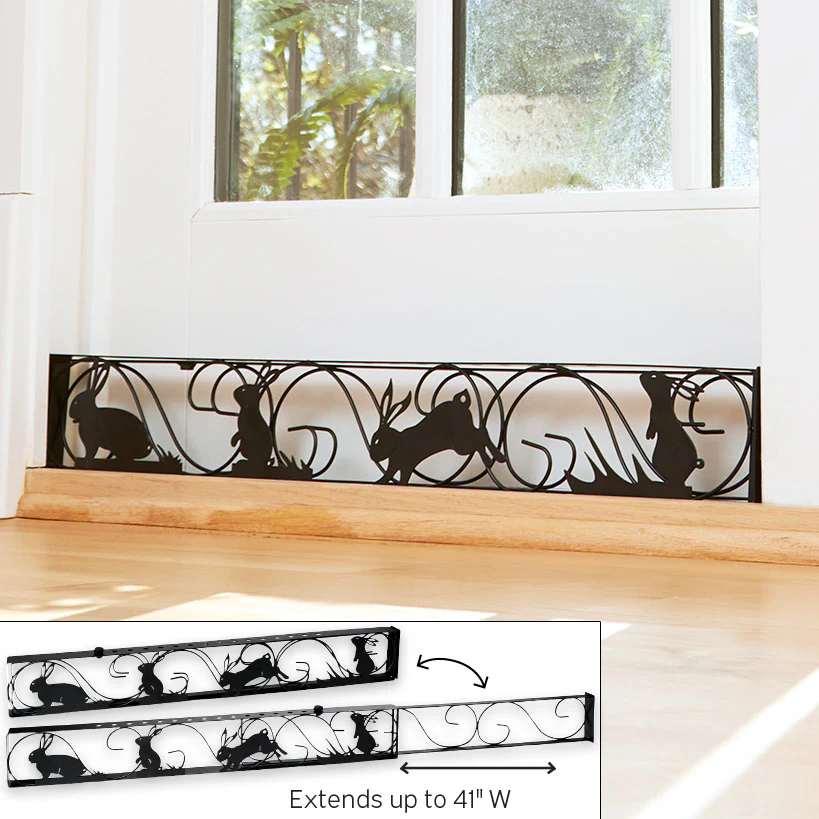 Image of Sliding Door Lock with Decorative Bunny Design Expands 26