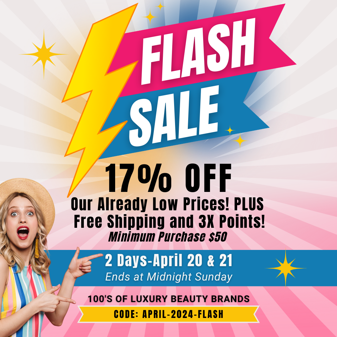 🌸 FLASH SALE - 2 Days - April 20th - 21st - 17% Off -  Plus Free Shipping and 3X Points. Minimum Purchase $50. Brand exclusions apply.