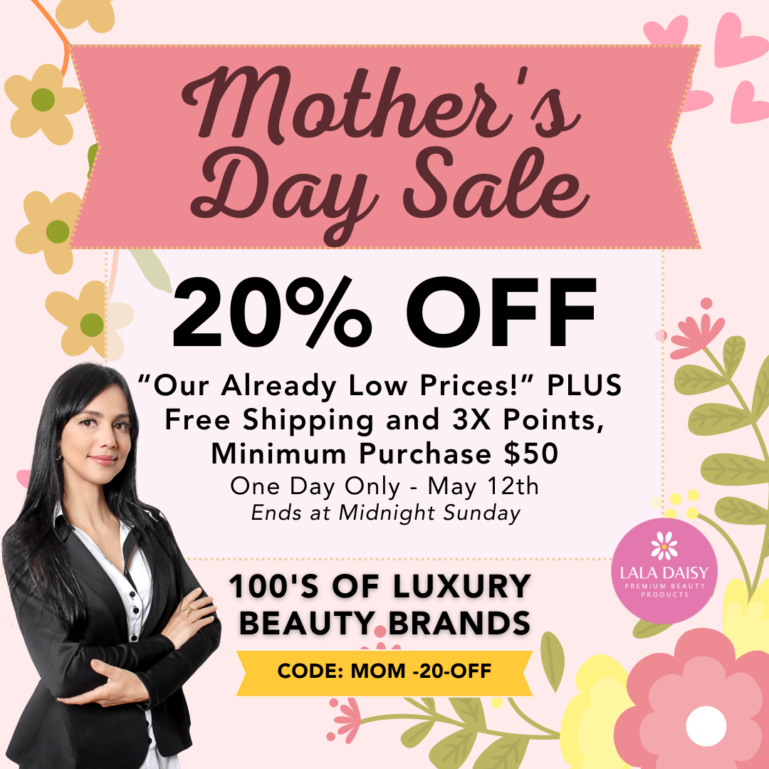 🌸 Mother's Day Sale - 1 Day Only - May 12 - 20% Off -  Plus Free Shipping and 3X Points. Minimum Purchase $50. Brand exclusions apply.