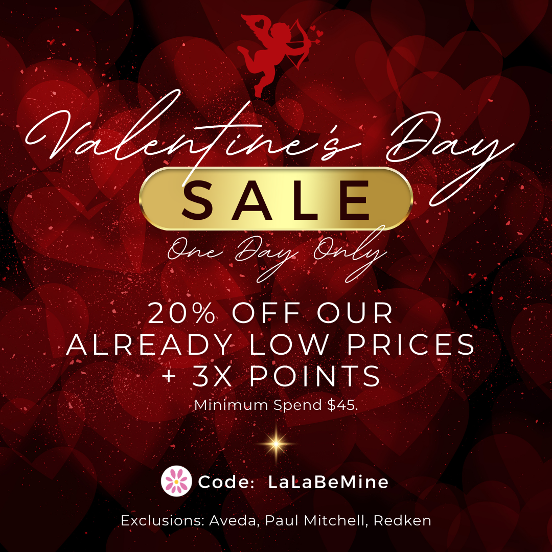 VALENTINE'S DAY SALE! Today only, get 20% off plus 3x points.