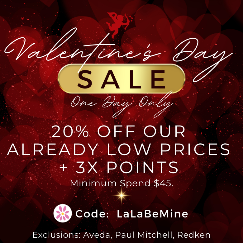 VALENTINE'S DAY SALE! Today only, get 20% off plus 3x points.