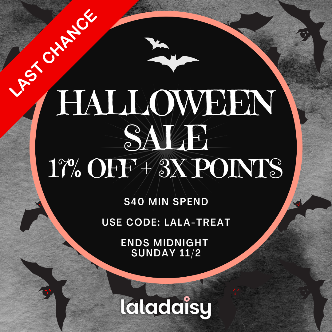🎃 Halloween Sale! Last Chance to Get 17% Off Our Already Low Prices + 3x Points