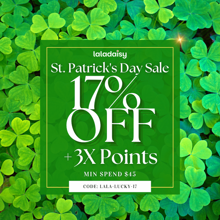 🍀 Get Lucky! 17% Off for St. Patrick's Day!   