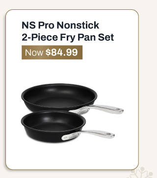 NS Pro nonstick 2 piece fry pan set
