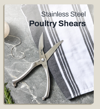 Stainless steel poultry shears