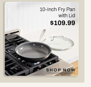 10 inch fry pan with lid