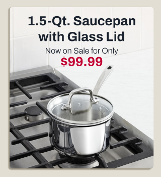 D3 Everyday 1.5 Qt. Saucepan with lid