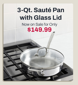 D3 Everyday 3 Qt. Saute pan with lid